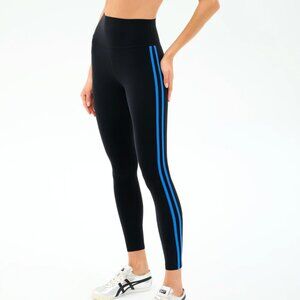 Splits59 Ella High Waist Airweight 7/8 Black/Classic Blue Medium $128